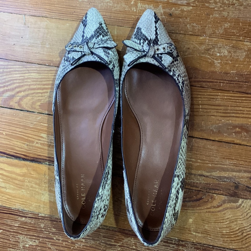 Cole Haan Alice Skimmer Roccia snake print